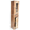 Cabinet de conception industrielle en bois de mangue brut